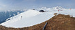 Panorama in Saalbach ski resort, Austrian Alps