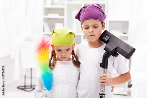 Photo: We hate these cleaning days We hate these cleaning days