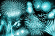 fireworks monochrome