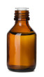Brown glass medicine bottle