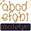 Rope Alphabet A, B, C, D, E, F, G, H, I
