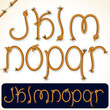 Rope Alphabet 2 J, K, L, M, N, O, P, Q, R