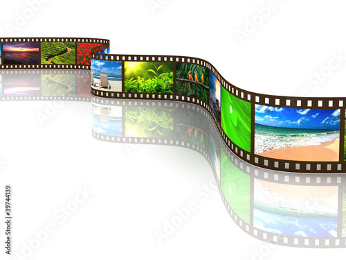 Photo: Photo film with reflection Photo film with reflection