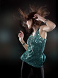 brunette in clubwear brunette in clubwear