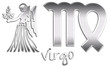 Virgo Chrome Zodiac Signs