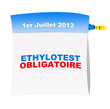 éthylotest obligatoire en voiture à partir du 1er juillet 2012