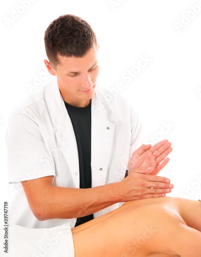 Photo: Professional back massage Professional back massage