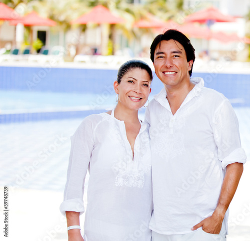 Photo: Couple enjoying their holidays Couple enjoying their holidays