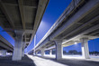 Photo: elevated express way at night time elevated express way at night time