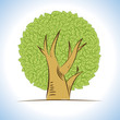 vector: abstract drawings lush tree vector: abstract drawings lush tree