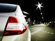 Car on road