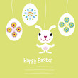 Osterhase mit Ostereiern