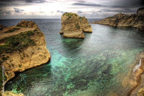 Photo: El-Raouche (Pigeon Rocks), Beirut- Lebanon El-Raouche (Pigeon Rocks), Beirut- Lebanon