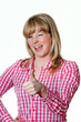 portrait mädchen business daumen hoch