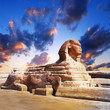 Photo: profile of the Great Sphinx , giza egypt profile of the Great Sphinx , giza egypt