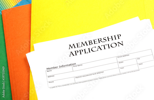 Photo: Membership Application Form Membership Application Form