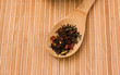 Foto: Green tea with berries. Green tea with berries.