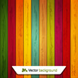 Vector colorful wooden background. Eps10