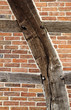 Fachwerkmauer mit Balken