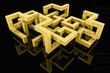 Abstract background with 3D structure Abstract background with 3D structure