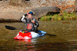 Helmet full of water