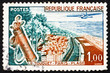 Postage stamp France 1962 Paris Beach, Le Touquet, France