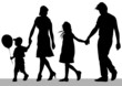 Vector: Child and parent Child and parent