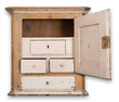 wall cupboard cabinet isolated
