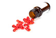 Foto: Red pills and the bottle Red pills and the bottle