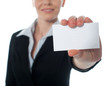Businesscard, closeup shot