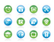 mobile phone and computer icons - vector icon set mobile phone and computer icons - vector icon set