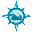 Passenger Cargo Ship Ocean Liner Compass