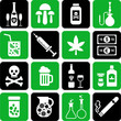 Drinks and drugs icons