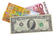 Foto: euro, dollar, franc, currency euro, dollar, franc, currency