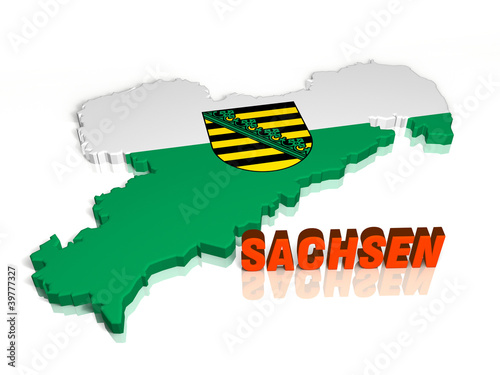 Illustration: Sachsen 3D Sachsen 3D