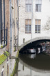 Boats and facade from a Brugge channel Boats and facade from a Brugge channel
