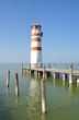 der Leuchtturm von Podersdorf am Neusiedler See