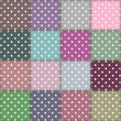 patchwork background with different patterns