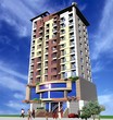 3d modern rendered building