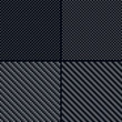 Carbon fiber seamless patterns set