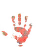 eine kinderhand abdruck
