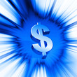 abstract dollar symbol