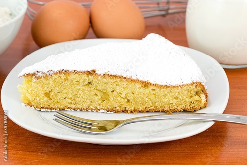 Photo: fetta di torta margherita fetta di torta margherita