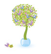 Tree with birds Tree with birds