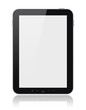 Tablet Computer With Blank Screen Isolated