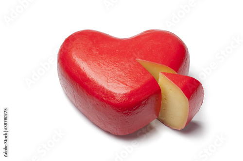 Photo: Heart shaped Gouda cheese Heart shaped Gouda cheese