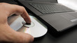Loading disk into laptop