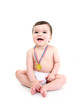 Baby wearing medal