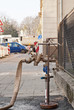 Zapfstelle - Wasseranschluss auf einer Baustelle