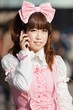 cosplay woman phoning